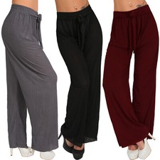 Hose Culotte Palazzo Aladin Ali Baba Pluder Sommer weites Bein Strand 34 36 38