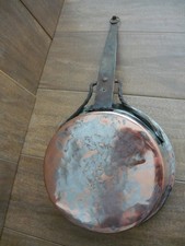 Antike Pan Kupfer Poliert Mit