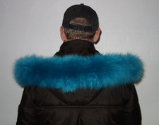 Lamm Fell Kapuze Kragen Echt Fellkragen Parka kein Polarfuchs Pelzkragen Schal