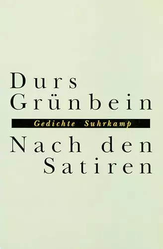 Nach den satiren gedichte - den,
