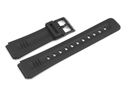 Casio uhrenband resin - casio, schwarz