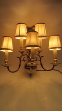 Wandlampe feuervergoldet