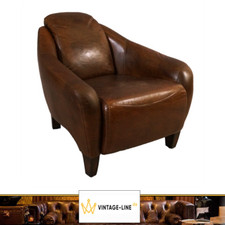 Echtleder Vintage Clubsessel