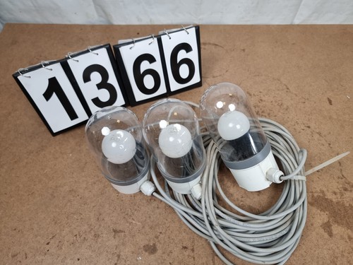 Vintage glaskolbenlampen - 3x,