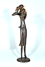 Surrealistische Bronze FIGUR