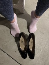 Stewardess Pumps Getragen High