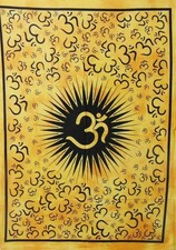 Indisches Om Hippie Mandala