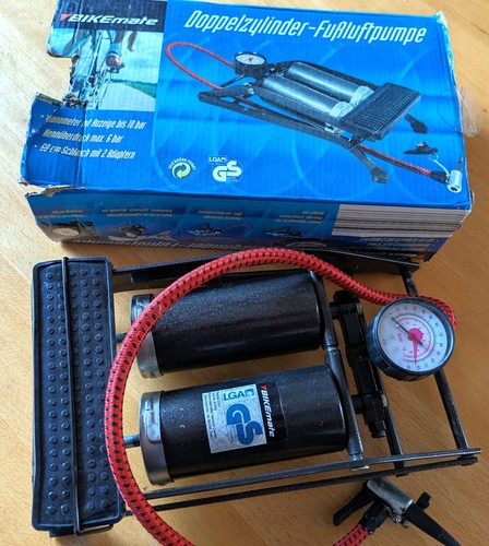 Fußluftpumpe doppelzylinder - fußluftpumpe,