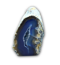 Blaue ACHAT GEODE Achat Druse
