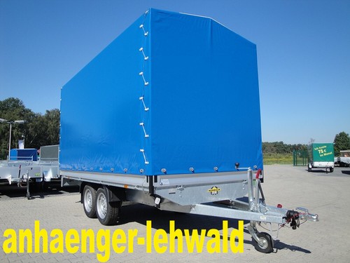 Humbaur hochlader mit plane - hochlader,