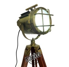 Stehlampe Braun Holz