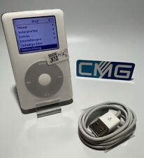 Apple iPod classic 4. Generation Weiß (20GB) Modell 2004 gebraucht Rarität #x26
