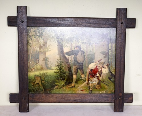 Schönes jagdliches wandbild - jagdliches,