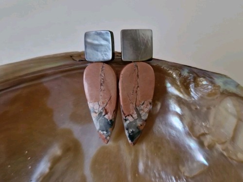 Jasper drop earrings - drop,