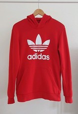 Adidas Kapuzen Pullover. Rot. Hoodie. Jungen 176.Hooded sweatshirt.Red.Originals