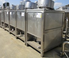 Behälter 490 Liter aus V2A, gebraucht, temperierbar, isoliert, stehend