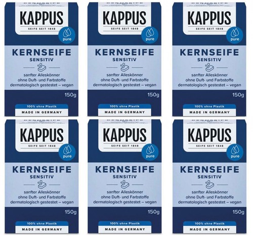 6x150g kappus kernseife - 6x150g,
