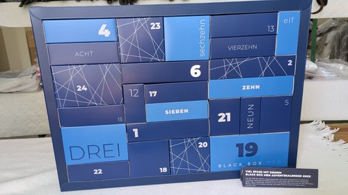 Black box men adventskalender - black,