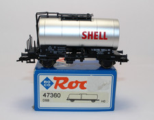 fg2675, Alter Roco Kesselwagen tankvogn DSB Shell TOP OVP NEM KKK H0 DC