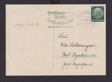 Bielefeld NRW Deutsches Reich Drittes Reich Karte SST Werdet Rundfunkteilnehmer