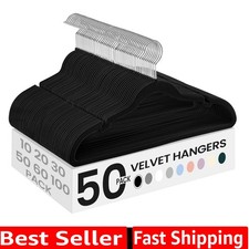 Velvet Hangers 50 Pack