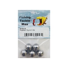 (113,20 EUR/kg) 5 Bleikugeln Kugelblei mit Loch 15 g Laufblei Grundblei Blei