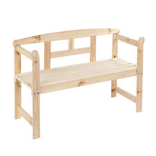 Friesenbank aus Kiefernholz 118 x 45,5 x 78cm naturbelassen Friesenholzbank neu