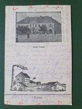 AK Kutno mit Hotel Polski