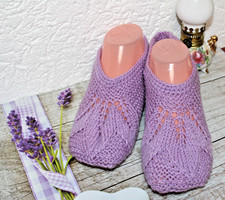Handgestrickte füsslinge - ***handgestrickte,