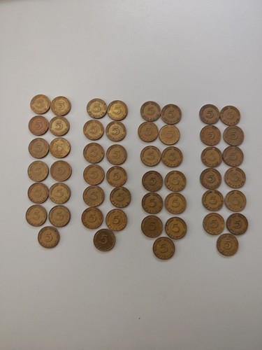 52x pfennig 1950 g - 5, 13