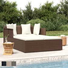 Doppelliege polyrattan - doppelliege,