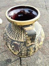 70cm Replik antike Amphore Vase mit Ständer Villenhaushalt