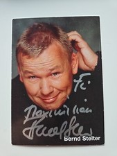 Bernd stelter autogramm - bernd,