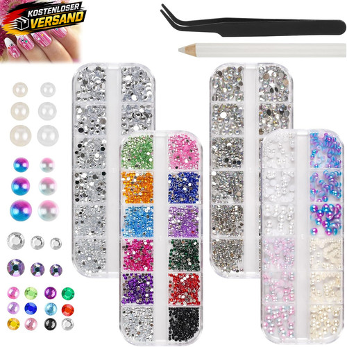 Nail art strasssteine - set, 6800