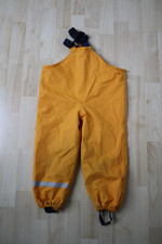 Regenhose/Matschhose * gefüttert * Größe 98/104 * gelb