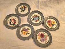 6 Untersetzer aus Metall mit