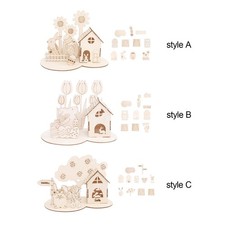 3D-Holzpuzzle Ostereier