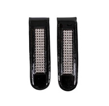 QHP Stiefel - Clip Madelon Stiefelschmuck Glitzer schwarz oder braun