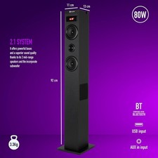 Bluetooth Soundtower, 40W RMS