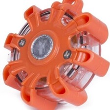 4Pcs LED Rotierende Pannenleuchte mit Batterien für Auto - Unfalllicht Set