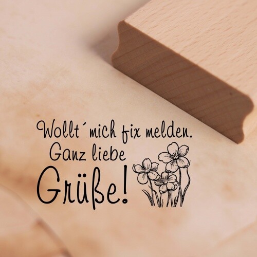 Motivstempel wollt mich fix - wollt',