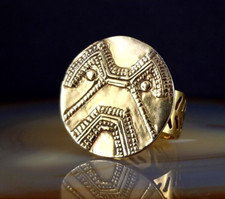 Ring Silber 950 Gold ab 18,0 mm massiv Designer - modern & extravagant