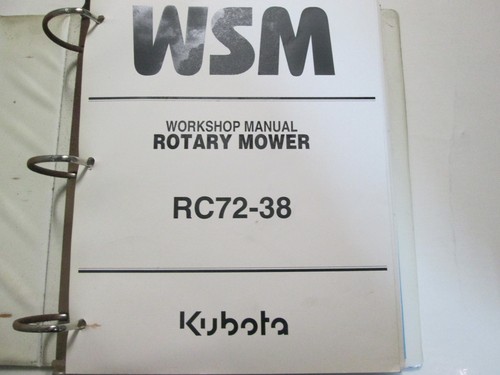 Kubota rc72 mähwerk - kubota,