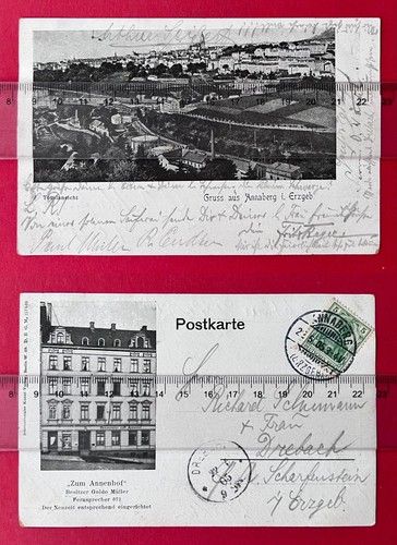 Annaberg erzgebirge 1905 - ak,
