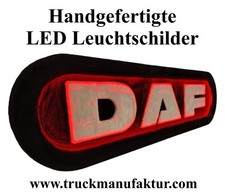 DAF LKW LED Leuchtschild
