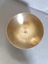 Klangschale,  Peter Hess, Griff & Oese kl. Herzschale,  mit Zubehör,ca. 670 gr.