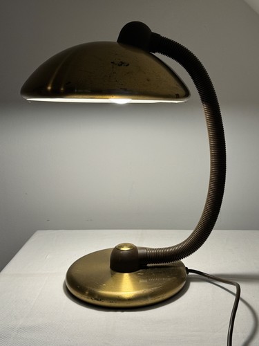 Messing tischlampe von hustadt - messing,