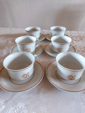 6 DDR Suppentassen mit