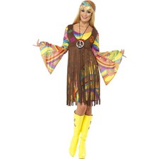 Buntes Hippie Outfit 70er