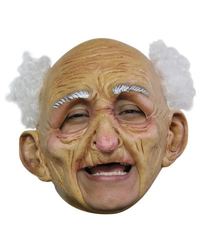 Opa maske mit weißen haaren - opa,